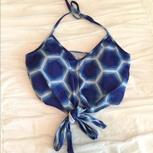 Kortni Jeane small tie front top